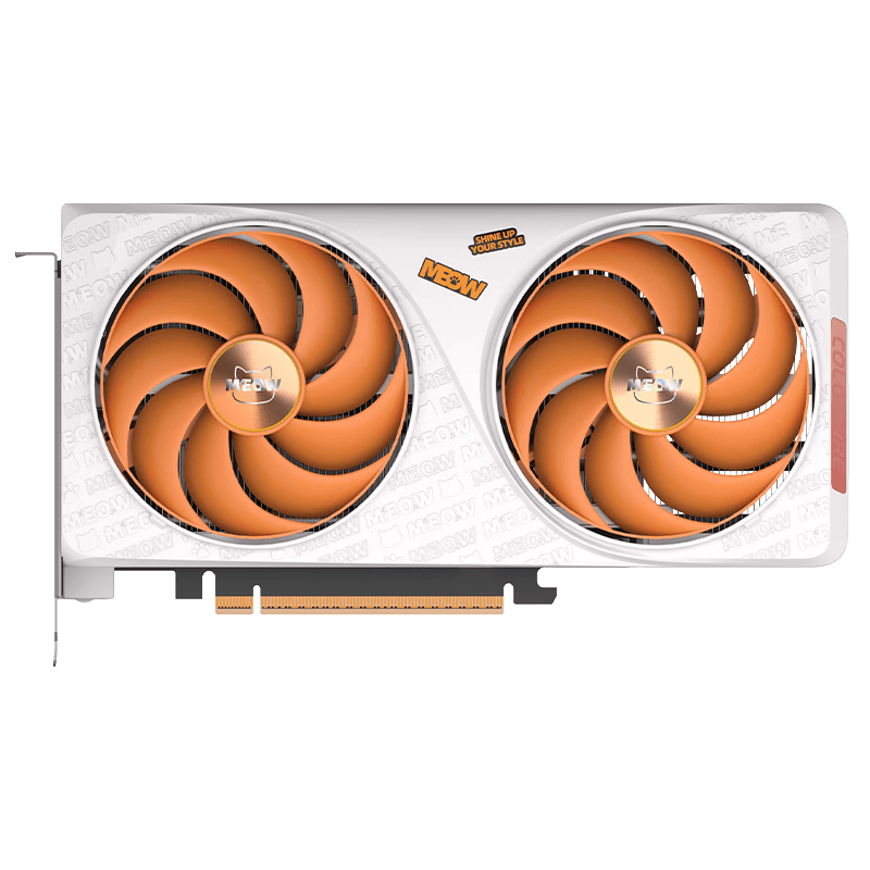 提升游戏体验的利器——COLORFIREGeForceRTX5060橘影橙DUO8GBGDDR7DLSS4猫卡定制显卡